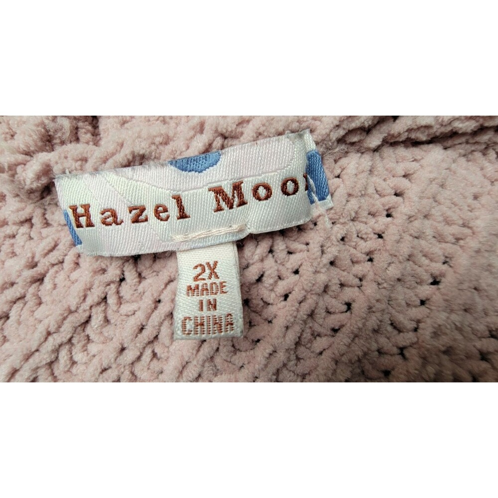 Hazel Moon Women's Sweater 2X Knit Pullover Y2K Cottagecore Coastal Grandmother - Picture 3 of 4